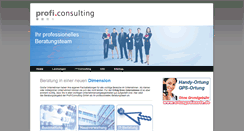 Desktop Screenshot of proficonsulting.com